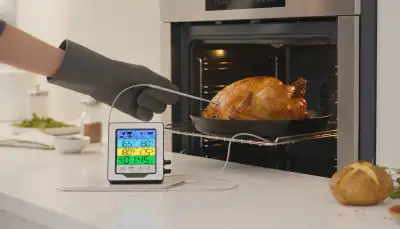 Präzision pur: Zweifühler-Thermometer für den Ofen