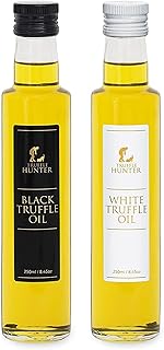 TruffleHunter – Premium Schwarzes und Weißes Trüffelöl im Set – 250 ml x 2